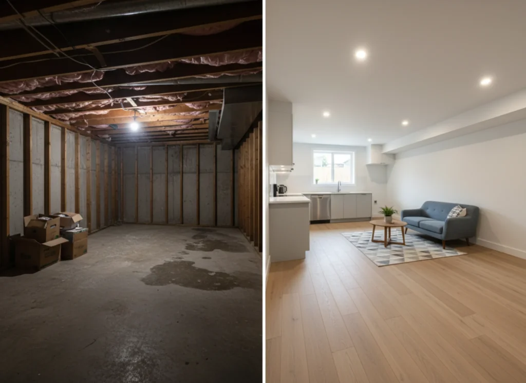 Basement ADU Design Planning and Construction